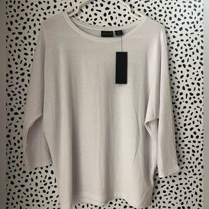 Rachel Zoe White Batwing Top - NWT - SIZE L